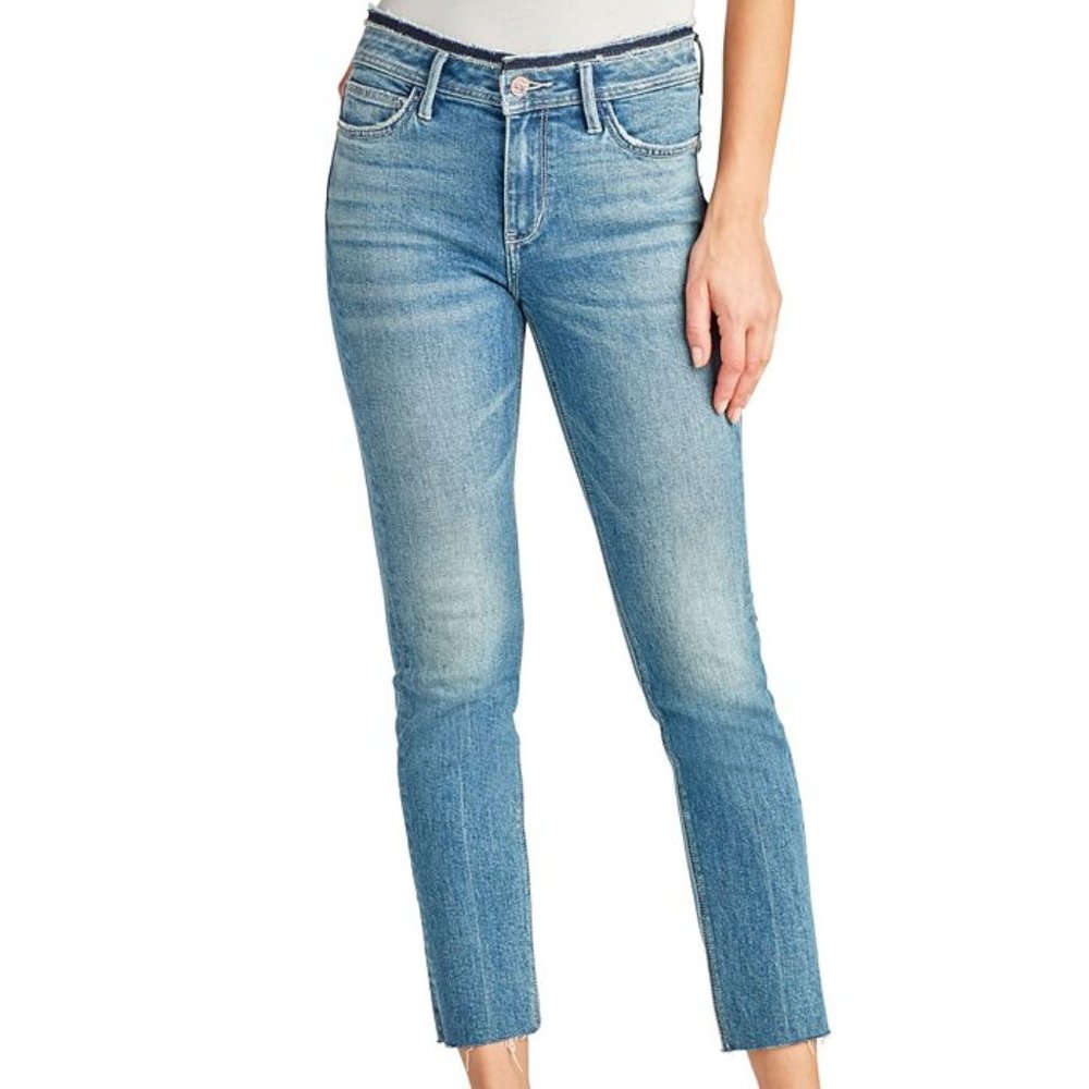 Sam Edelman Kitten Mid-rise Straight Ankle Jeans